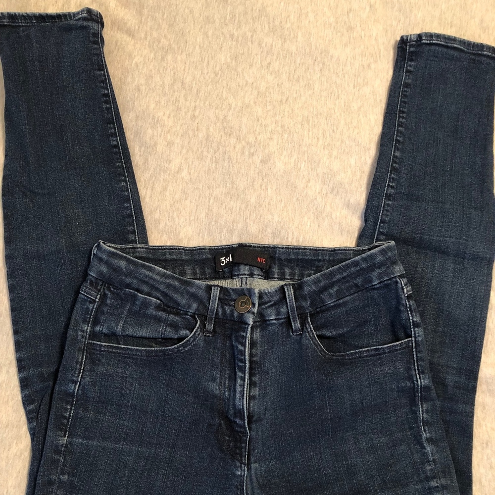 3x1 W3 Channel Seam Skinny Jeans